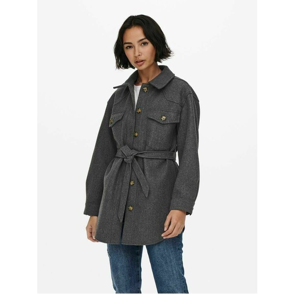 ONLY Krótki płaszcz medium grey melange ON321U0RA-C11