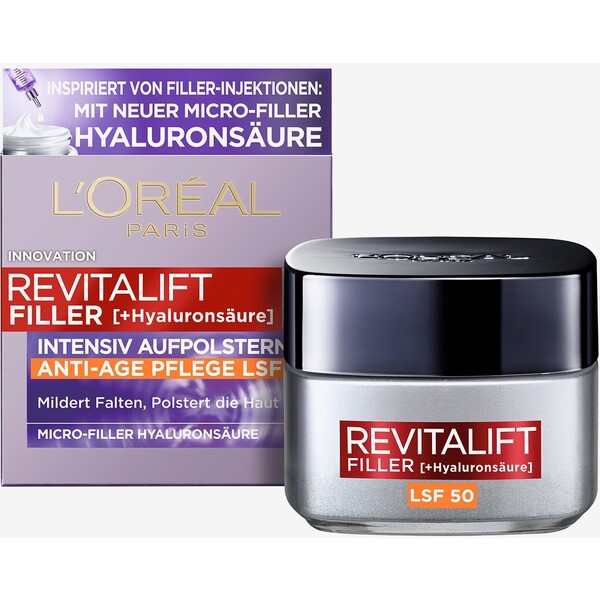 L'Oréal Paris Skin REVITALIFT FILLER ANTI-AGE DAY CREAM SPF50 Pielęgnacja przeciw starzeniu skóry - LP531G00F-S11