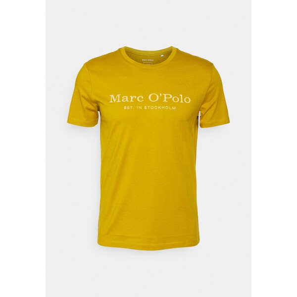 Marc O'Polo SHORT SLEEVE CLASSIC T-shirt z nadrukiem renaissance gold MA322O0BC-E11