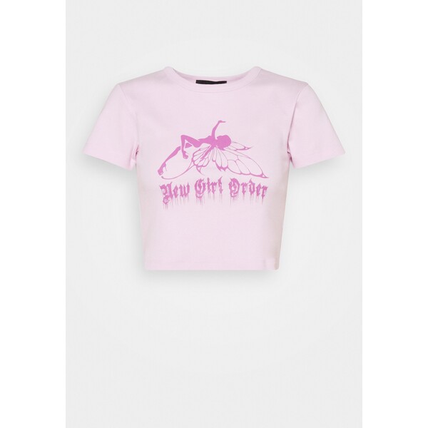 NEW girl ORDER FAIRY T-shirt z nadrukiem pink NEM21D02V-J11