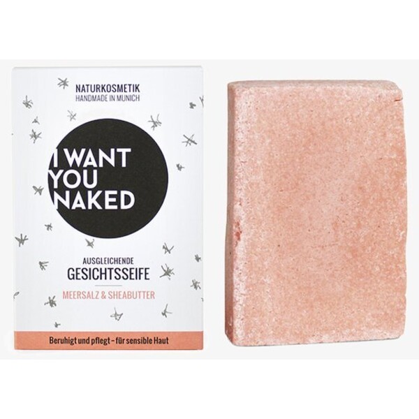I WANT YOU NAKED FACE SOAP Mydło w kostce meersalz & sheabutter IW031G02R-S13