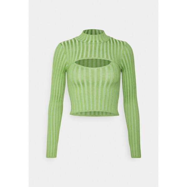 BDG Urban Outfitters CUTOUT Bluzka z długim rękawem green QX721D05L-M11