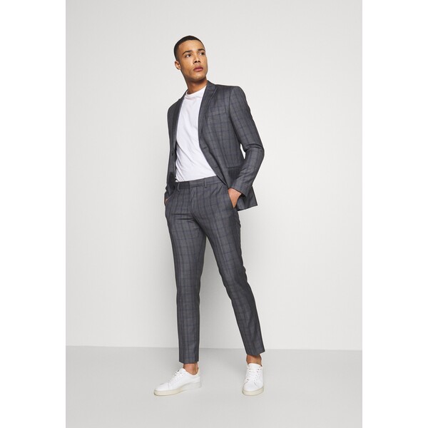 Isaac Dewhirst CHECK SUIT Garnitur grey DH022A01M-C11