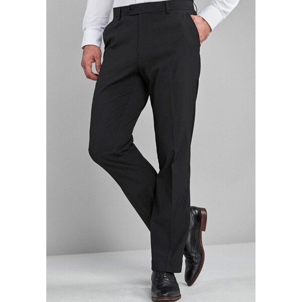 Next Spodnie garniturowe black NX322E086-Q11