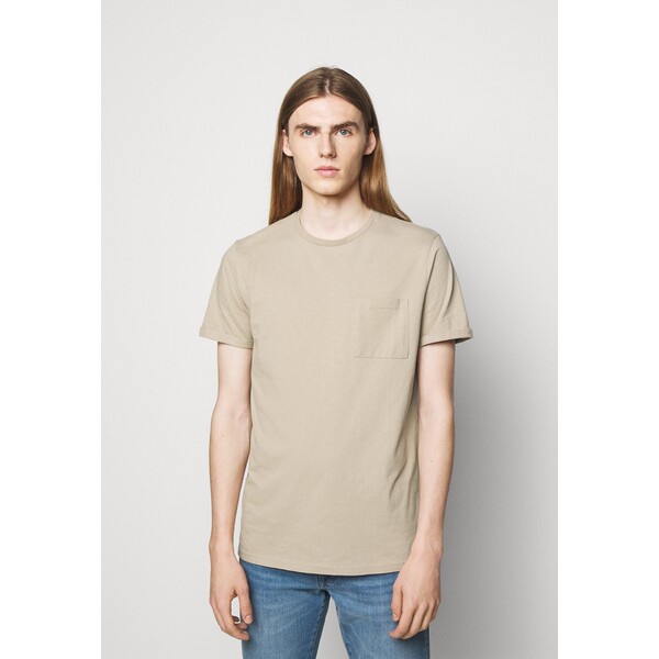 Les Deux BRENON T-shirt basic dark sand LEP22O00J-B11