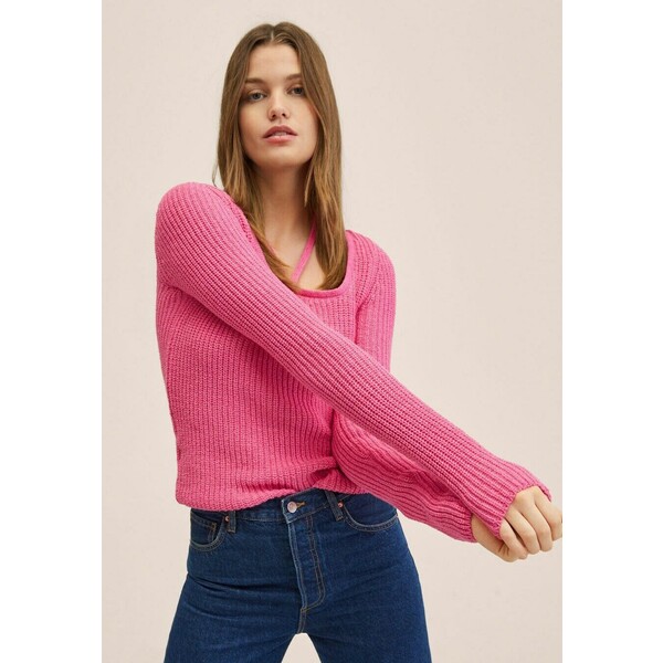 Mango SIERRA Sweter roze M9121I2D8-J11