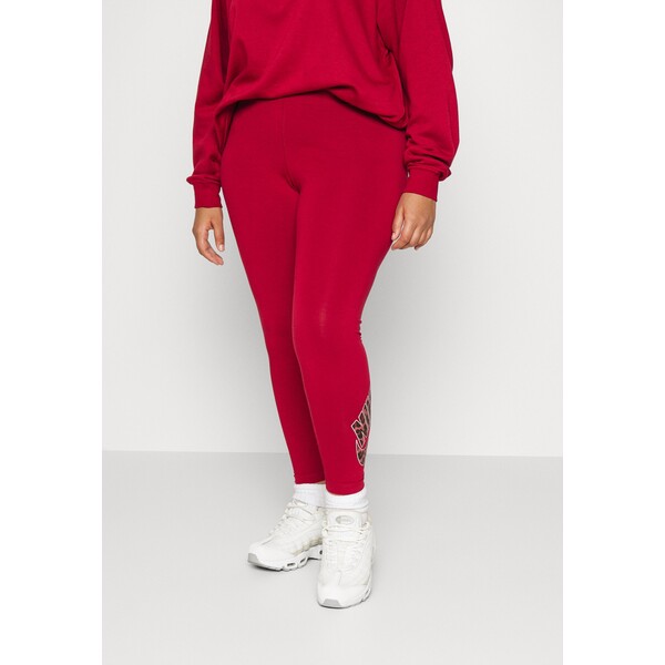 Nike Sportswear PLUS Legginsy pomegranate NI121A0I1-G11