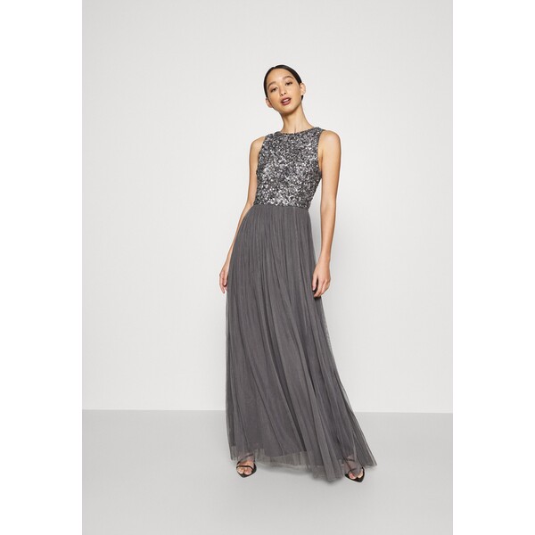 Lace & Beads PICASSO MAXI Suknia balowa charcaol LS721C0EF-C11