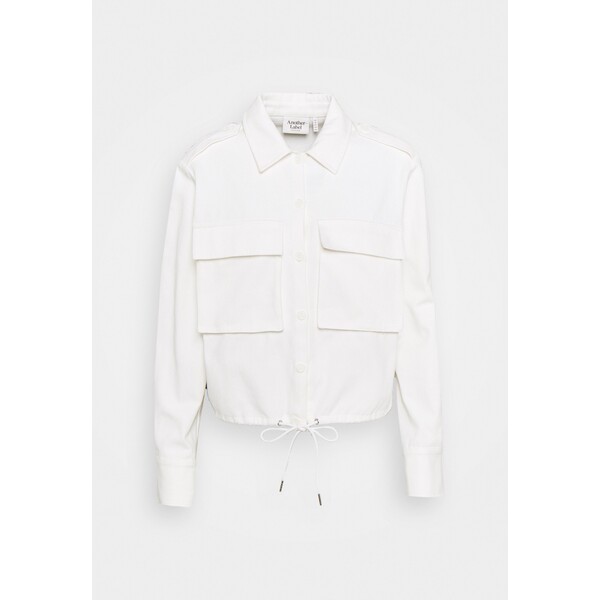 Another-Label DUSTEE JACKET Kurtka jeansowa off-white ANP21G00D-A11