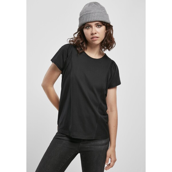 Urban Classics LADIES ORGANIC GATHERING TEE T-shirt basic black UR621D05L-Q11