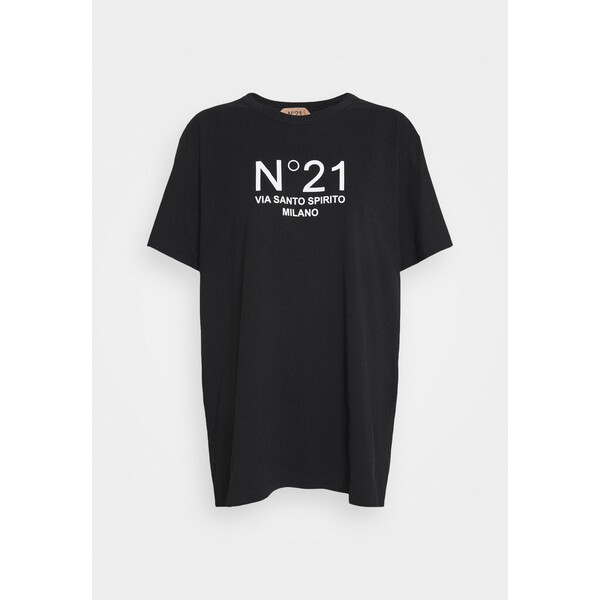 N°21 NEW LOGO TEE T-shirt z nadrukiem nero N3121D012-Q11