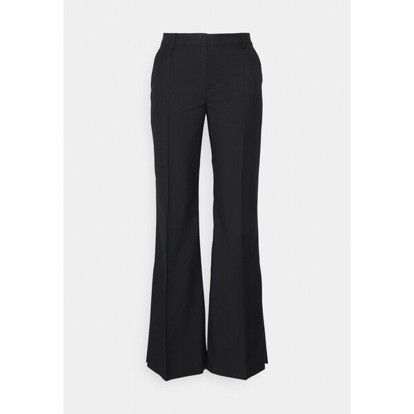 Weekday KENDALL TROUSERS Spodnie materiałowe black WEB21A05T-Q11
