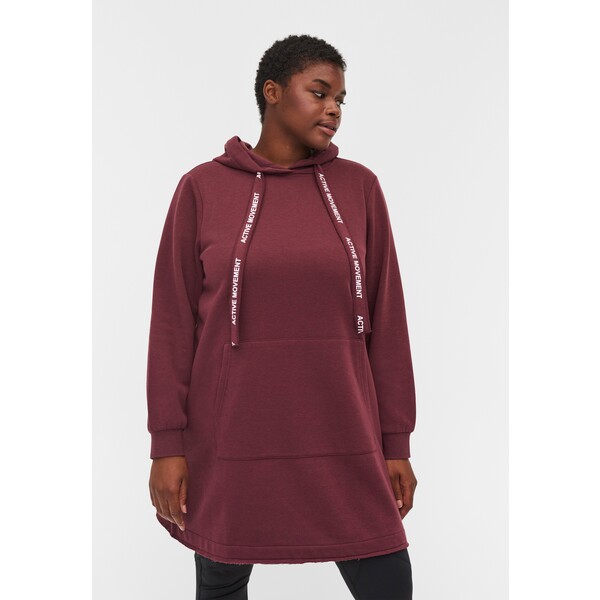 Active by Zizzi Sweter red ACA21J01A-G11
