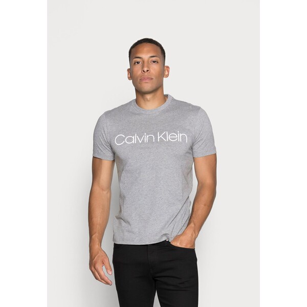 Calvin Klein T-shirt z nadrukiem mid grey heather 6CA22O022-C11