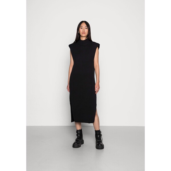 Gina Tricot PAM DRESS Sukienka dzianinowa black GID21C070-Q11