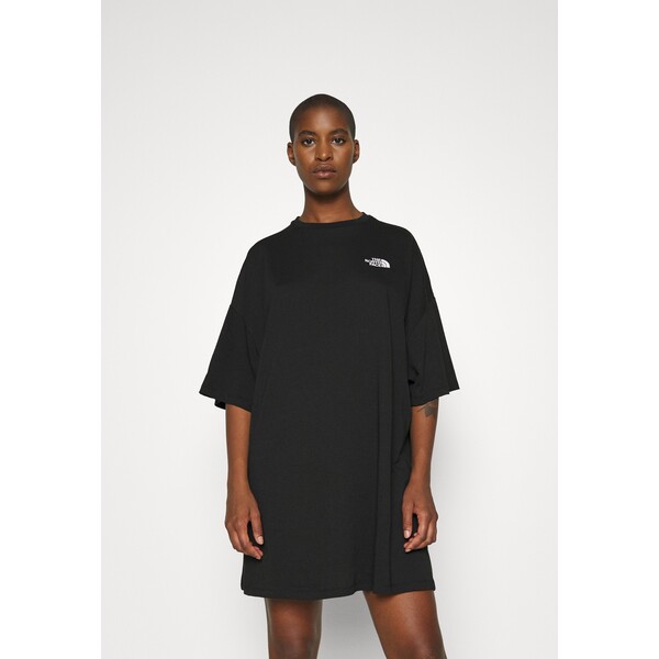 The North Face TEE DRESS Sukienka z dżerseju black TH321C008-Q11