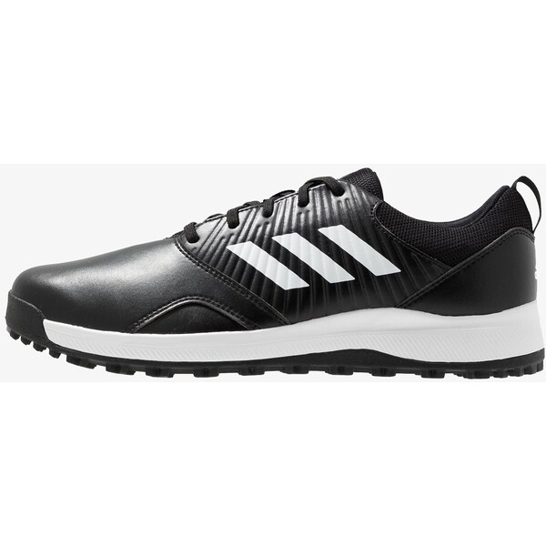 adidas Golf TRAXION Obuwie do golfa core black/footwear white/silver metallic TA442A03U-Q11