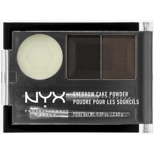 Nyx Professional Makeup EYEBROW CAKE POWDER Puder do brwi 1 black-gray NY631F01O-Q11