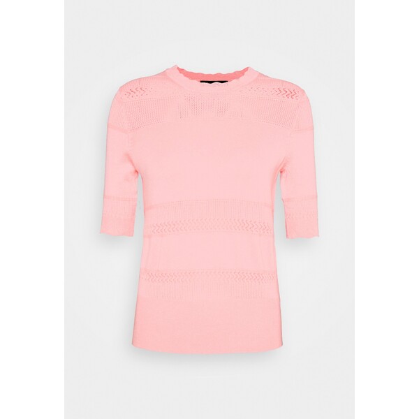 Marks & Spencer PRETTY CREW T-shirt z nadrukiem light pink QM421I04P-J11