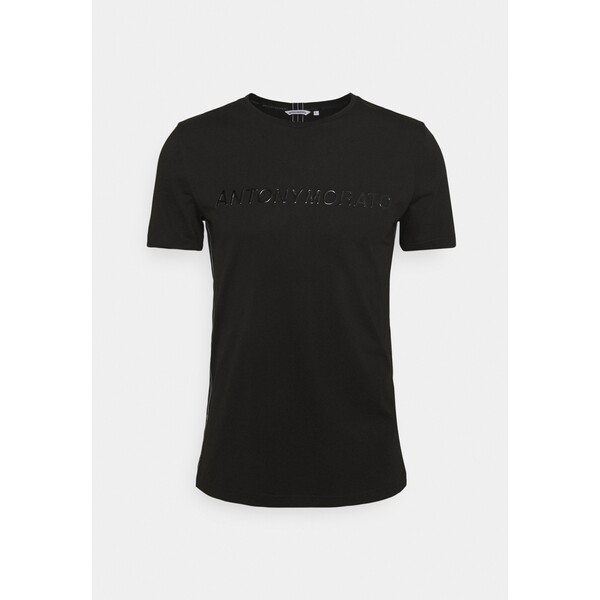 Antony Morato SHINING FOAM LOGO T-shirt z nadrukiem black A1822O056-Q11