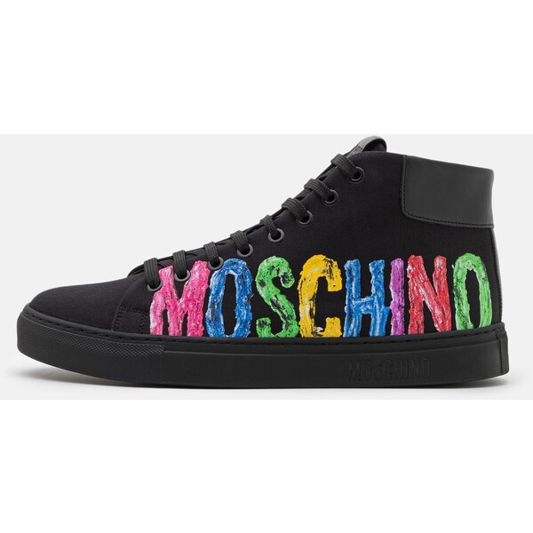 MOSCHINO Sneakersy wysokie black 6MO12N00J-Q11