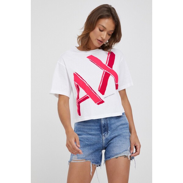 Armani Exchange t-shirt bawełniany 3LYTKQ.YJ6QZ