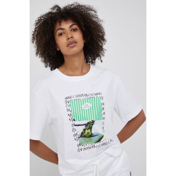 Armani Exchange t-shirt bawełniany 3LYT18.YJ8TZ