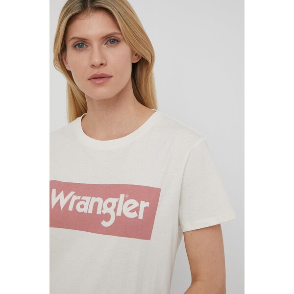 Wrangler t-shirt bawełniany W7P3D3C11