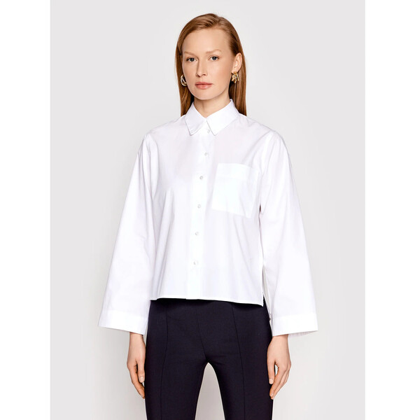 Selected Femme Koszula Fada 16083840 Biały Regular Fit