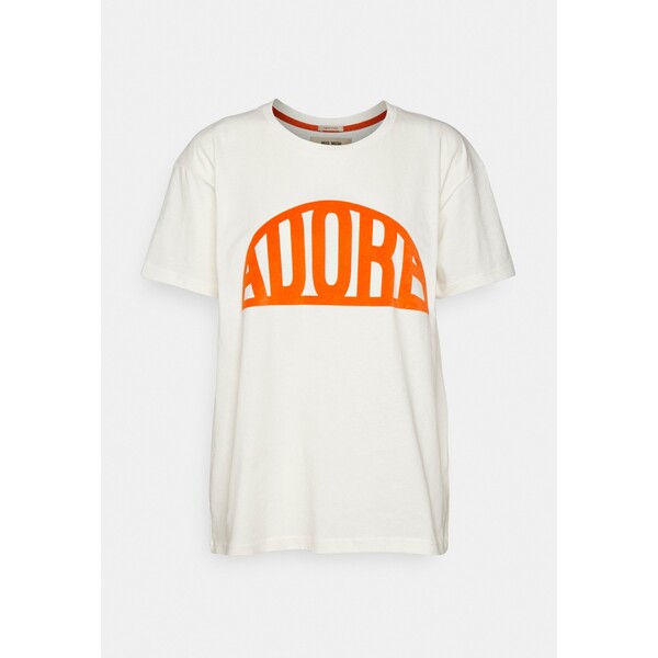 Mos Mosh ADORE T-shirt z nadrukiem ecru MX921D037-A11