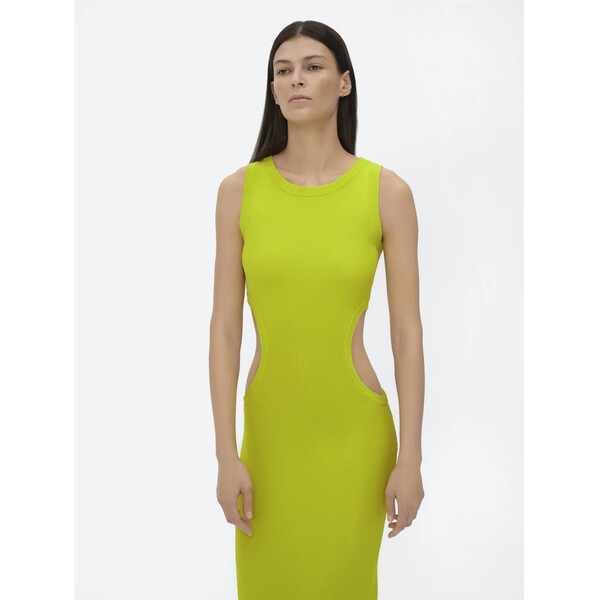 Simple Sukienka letnia SI22-SUD042 Zielony Regular Fit