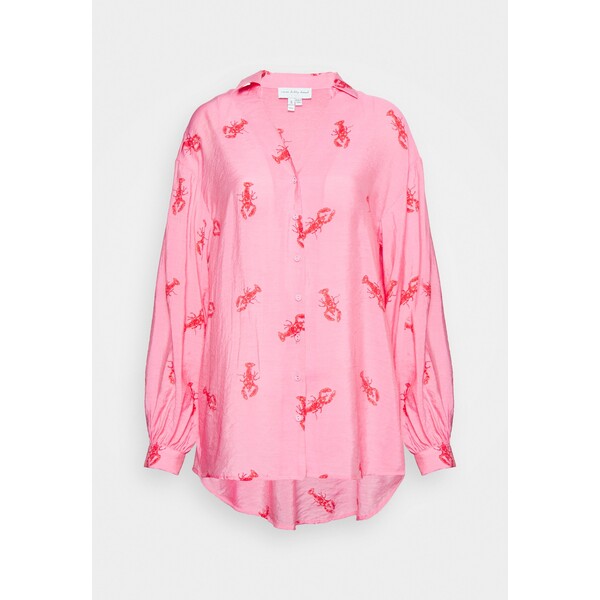 Never Fully Dressed Petite LOBSTER OVER SIZED Koszula pink NEZ21E008-J11