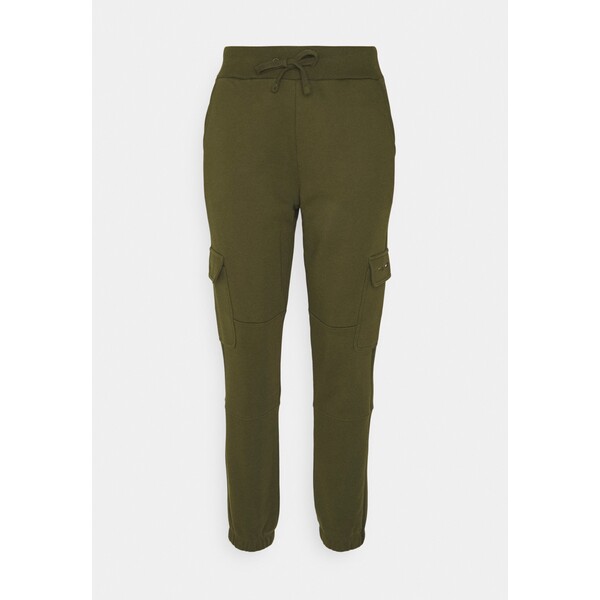 Tommy Jeans UTILITY PANT Spodnie treningowe northwood olive TOB21A01Y-N11