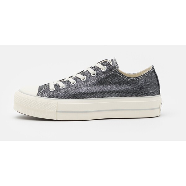 Converse CHUCK TAYLOR ALL STAR LIFT Sneakersy niskie black/egret/silver CO411A1F7-Q11