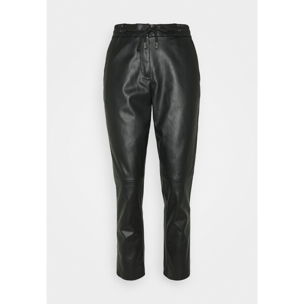 TOM TAILOR LOOSE FIT PANT Spodnie materiałowe deep black TO221A0E4-Q11
