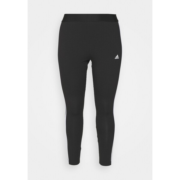 adidas Sportswear W INC 3S LEG PS Legginsy black/white AD541E1N8-Q11