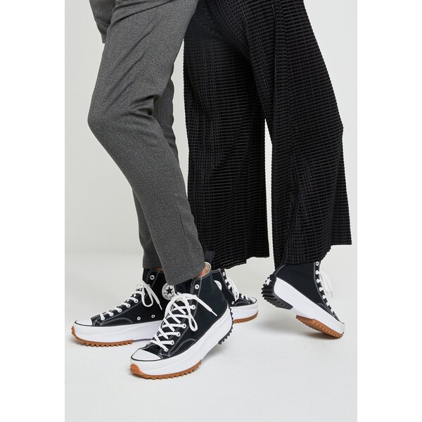 Converse RUN STAR HIKE Sneakersy wysokie black/white/gum CO415N088-Q11