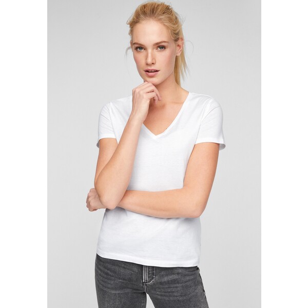 QS by s.Oliver T-shirt basic white QS121D13M-A11
