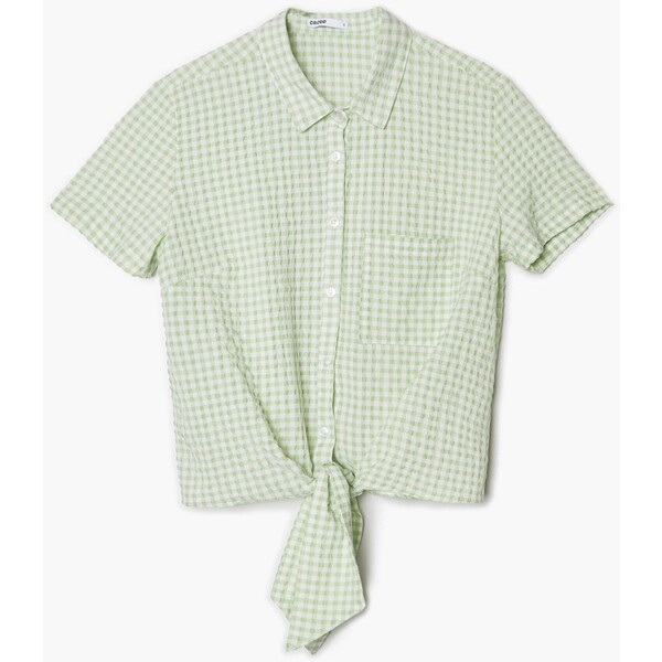 Cropp Zielona koszula w kratę 1368K-07X