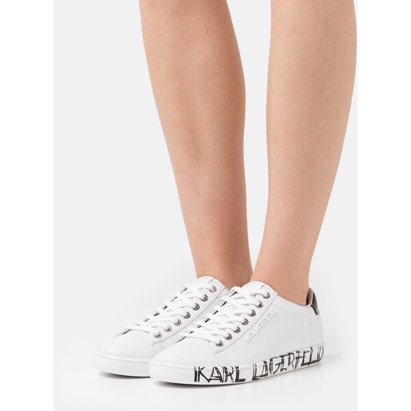 KARL LAGERFELD KUPSOLE ART DECO LACE Sneakersy niskie white K4811A06S-A11
