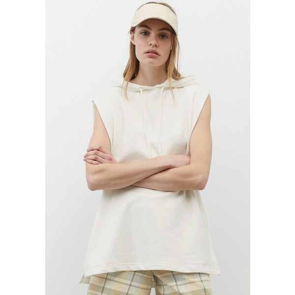 Marc O'Polo DENIM CONTRAST STITCH DETAIL T-shirt basic scandinavian white OP521J045-A11