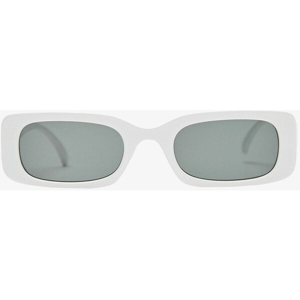 Bershka Okulary przeciwsłoneczne white BEJ51K00N-A11