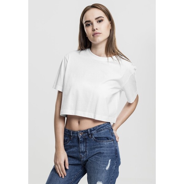 Urban Classics LADIES SHORT OVERSIZED TEE T-shirt basic white UR621D02H-A11