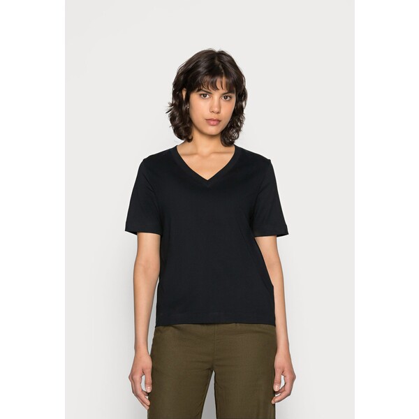 Selected Femme SLFSTANDARD V NECK TEE T-shirt basic black SE521D0DG-Q11