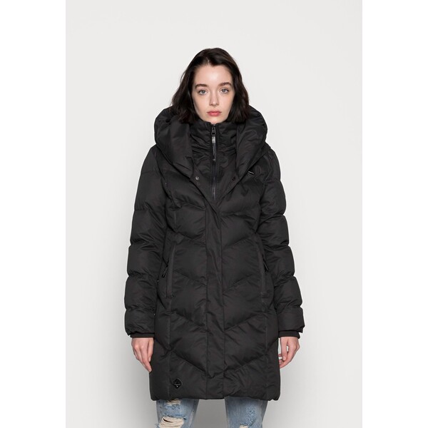 Ragwear NATALKA Płaszcz zimowy black R5921U06C-Q11