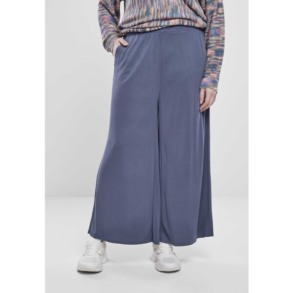 Urban Classics LADIES MODAL CULOTTE Spodnie materiałowe vintageblue UR621A01W-K11