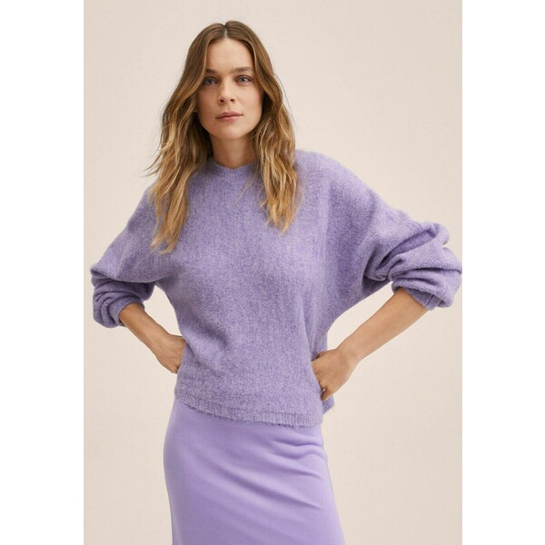 Mango NOISETTE Sweter světle/pastelově purpurová M9121I2AQ-I11