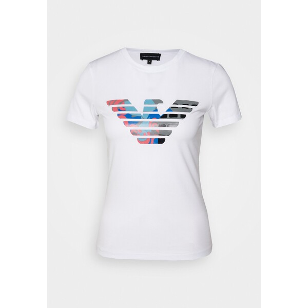 Emporio Armani T-shirt z nadrukiem white EA721D019-A11