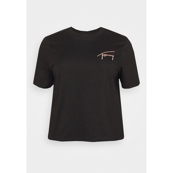 Tommy Jeans Curve SIGNATURE T-shirt basic black T2C21D00M-Q11