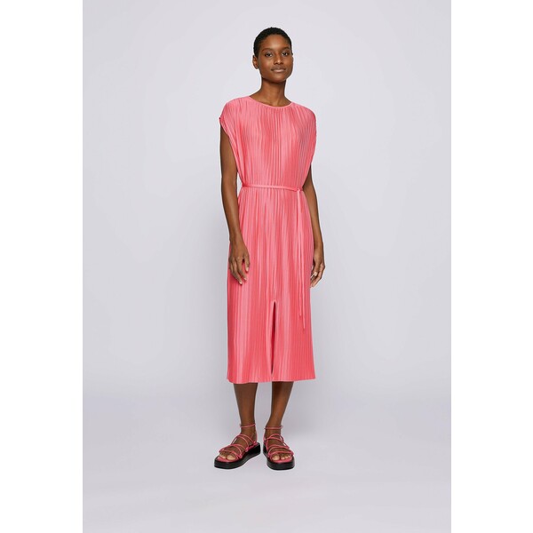 BOSS EMAURA Sukienka letnia pink BB121C0CV-J11